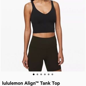 Lululemon Align Tank size 4 and in black!!